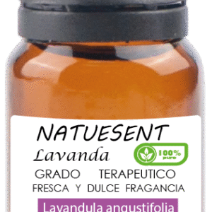 Botella aceite esencial de lavanda