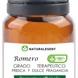 Botella aceite esencial de romero