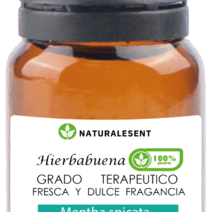 Botella aceite esencial de Hierbabuena